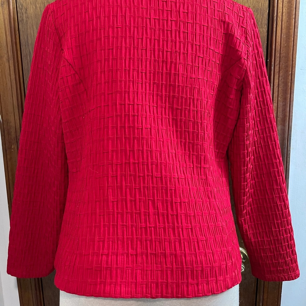 Frank Lyman Design Red Jacket Size 16 - Picture 11 of 13